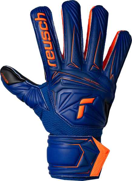Reusch Attrakt Infinity Finger Support Junior 5672710 4127 blue front